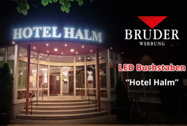 LED Einzelbuchstaben Hotel Halm Konstanz